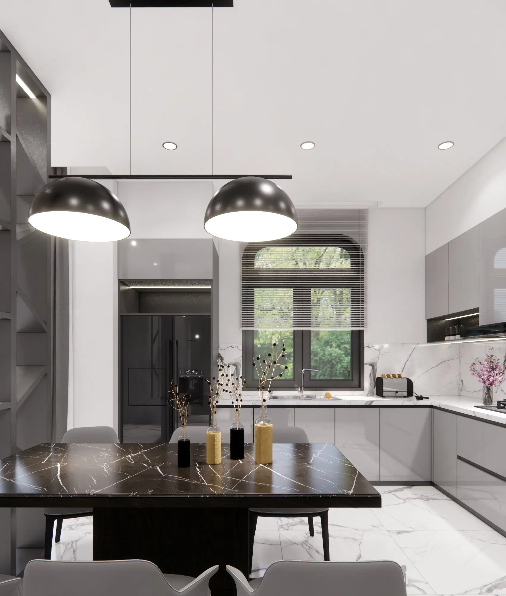 Thiết Kế Nội Thất Nhà Mái Nhật 9x16m Hiện Đại Và Sang Trọng